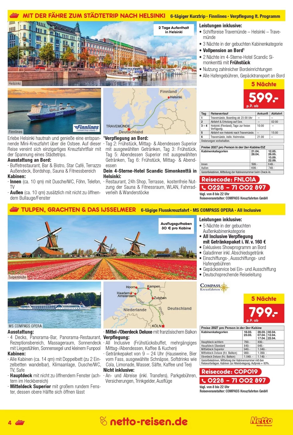 Netto Marken-Discount Reisen Prospekt September 2026 4 Netto marken reisen prospekt oktober 4