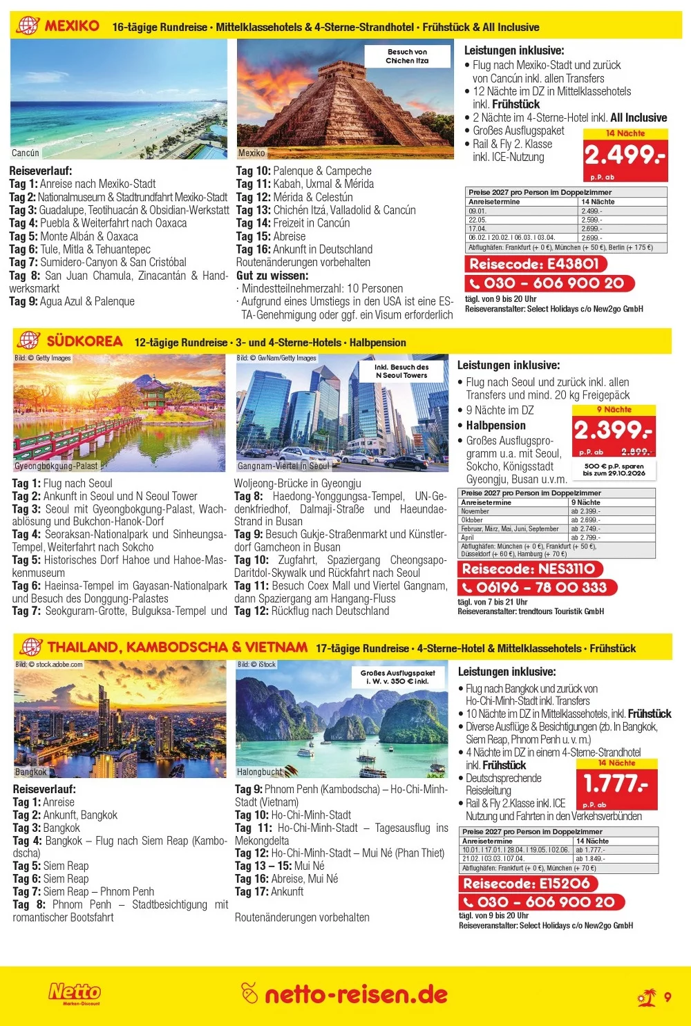 Netto marken reisen prospekt oktober 9