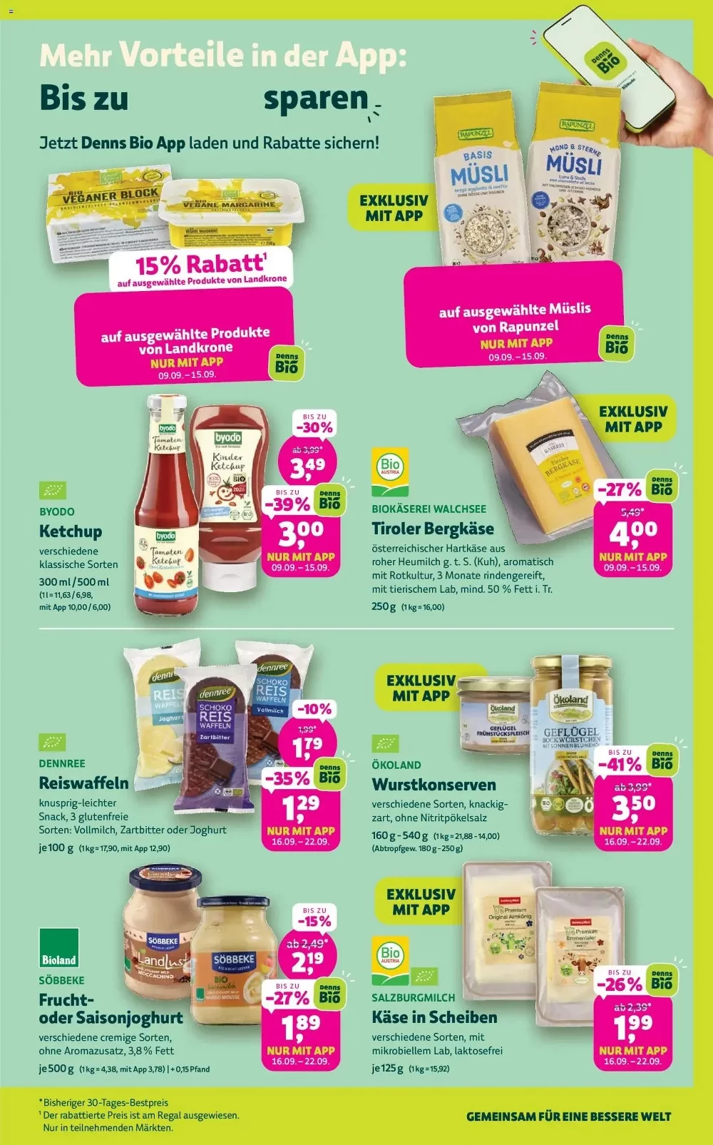 Denn's Biomarkt Prospekt 09.09.2026 bis 22.09.2026 3 denns biomarkt prospekt september 9 22 3