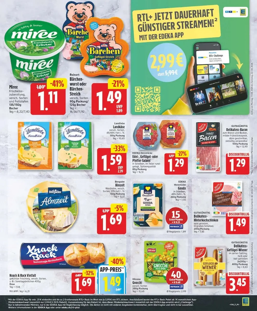 edeka priospekt august 17 22 11
