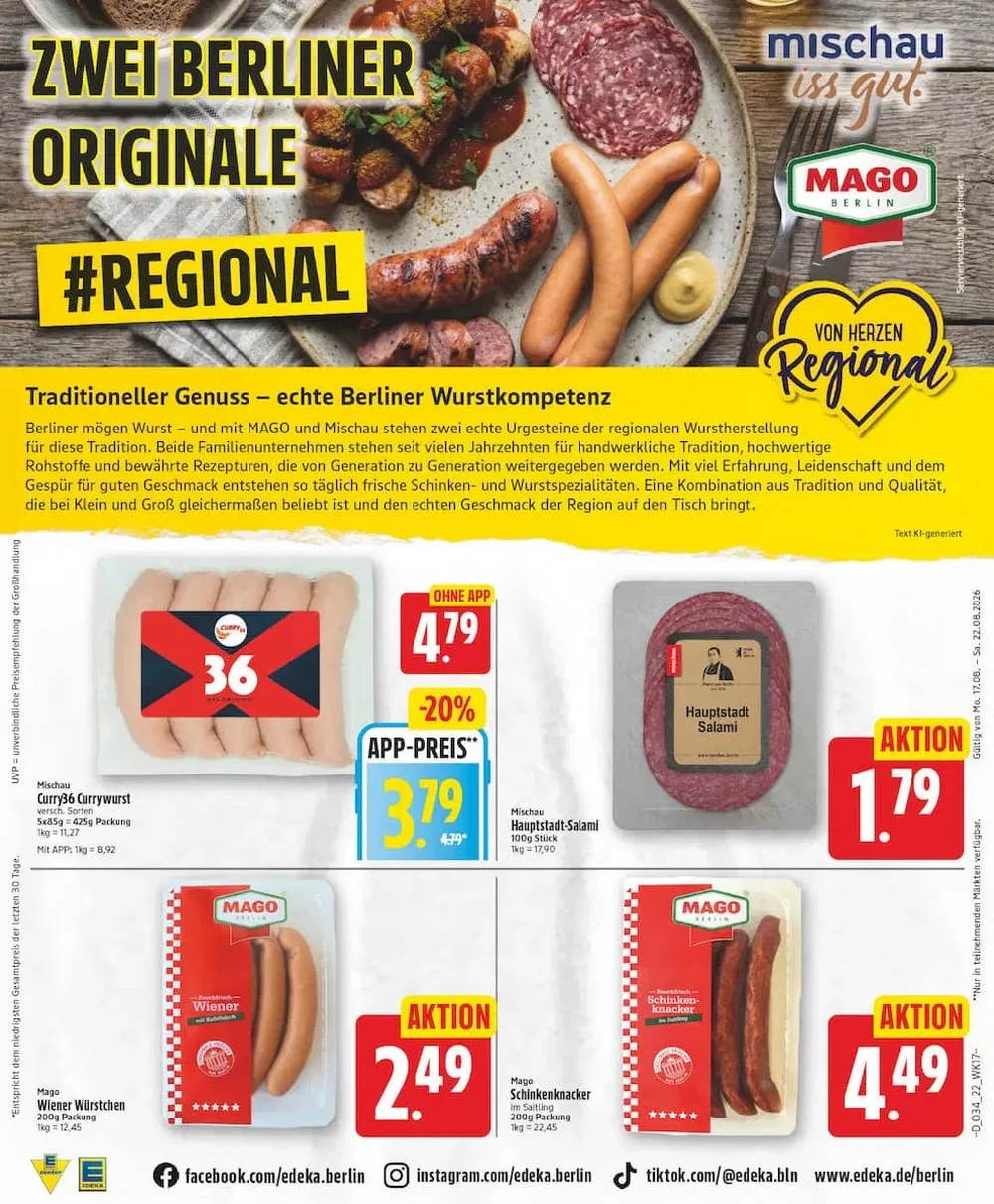 edeka priospekt august 17 22 22