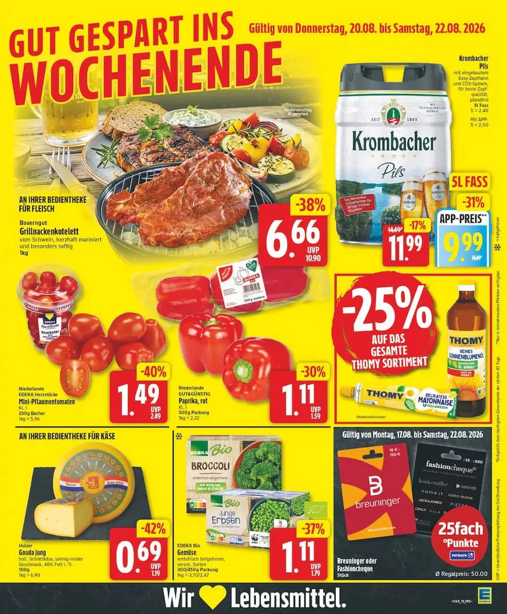 edeka priospekt august 17 22 23