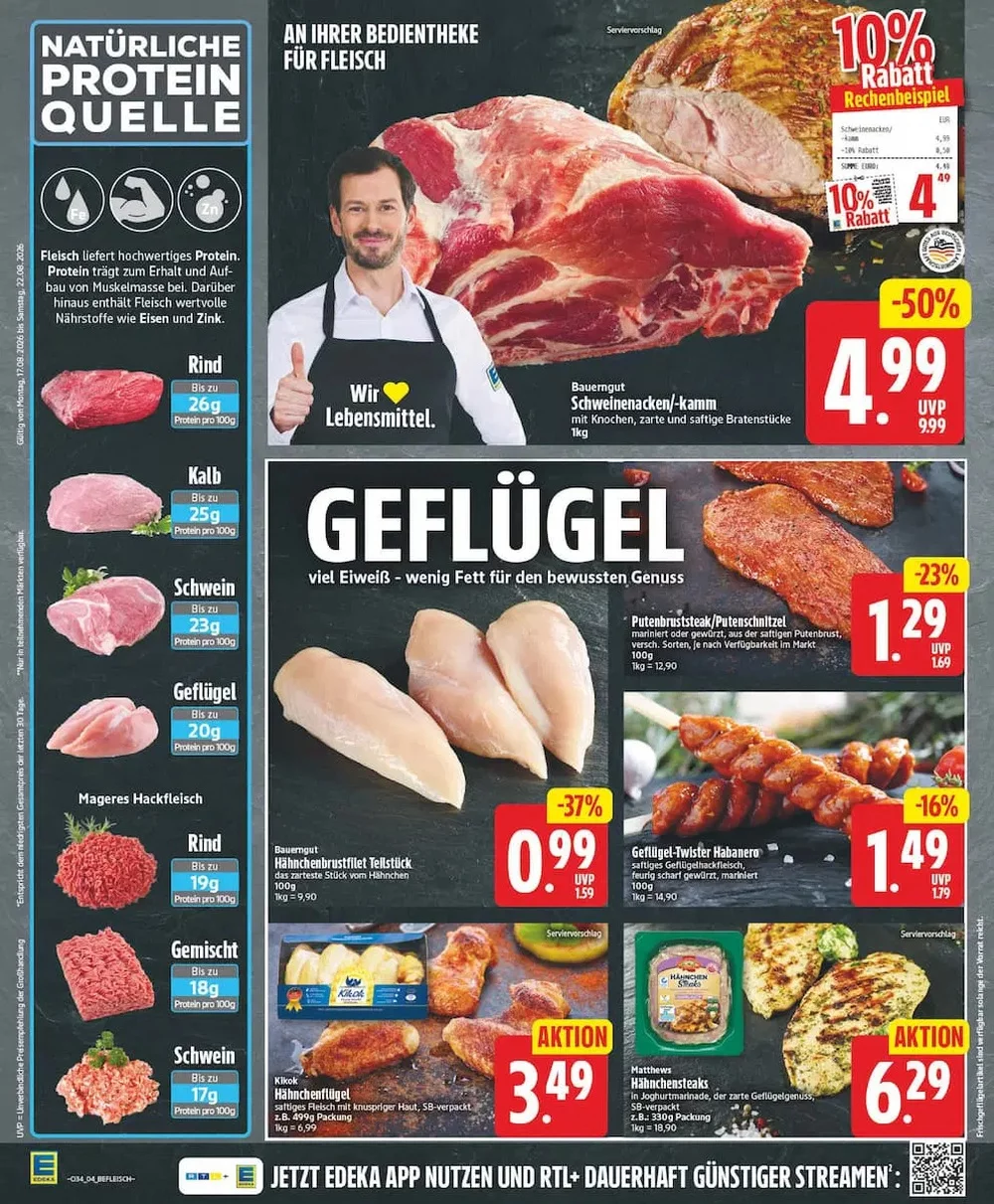 Edeka Prospekt 17.08.2026 bis 22.08.2026 4 edeka priospekt august 17 22 4
