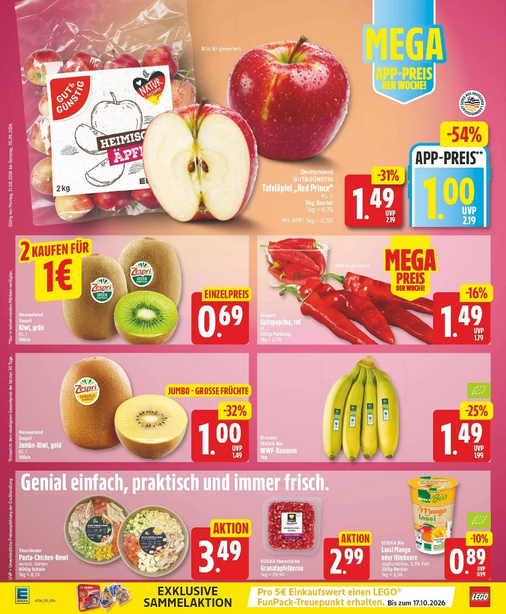 Edeka Prospekt 14.09.2026 bis 19.09.2026 2 edeka prospekt august 31 september 5 2 1