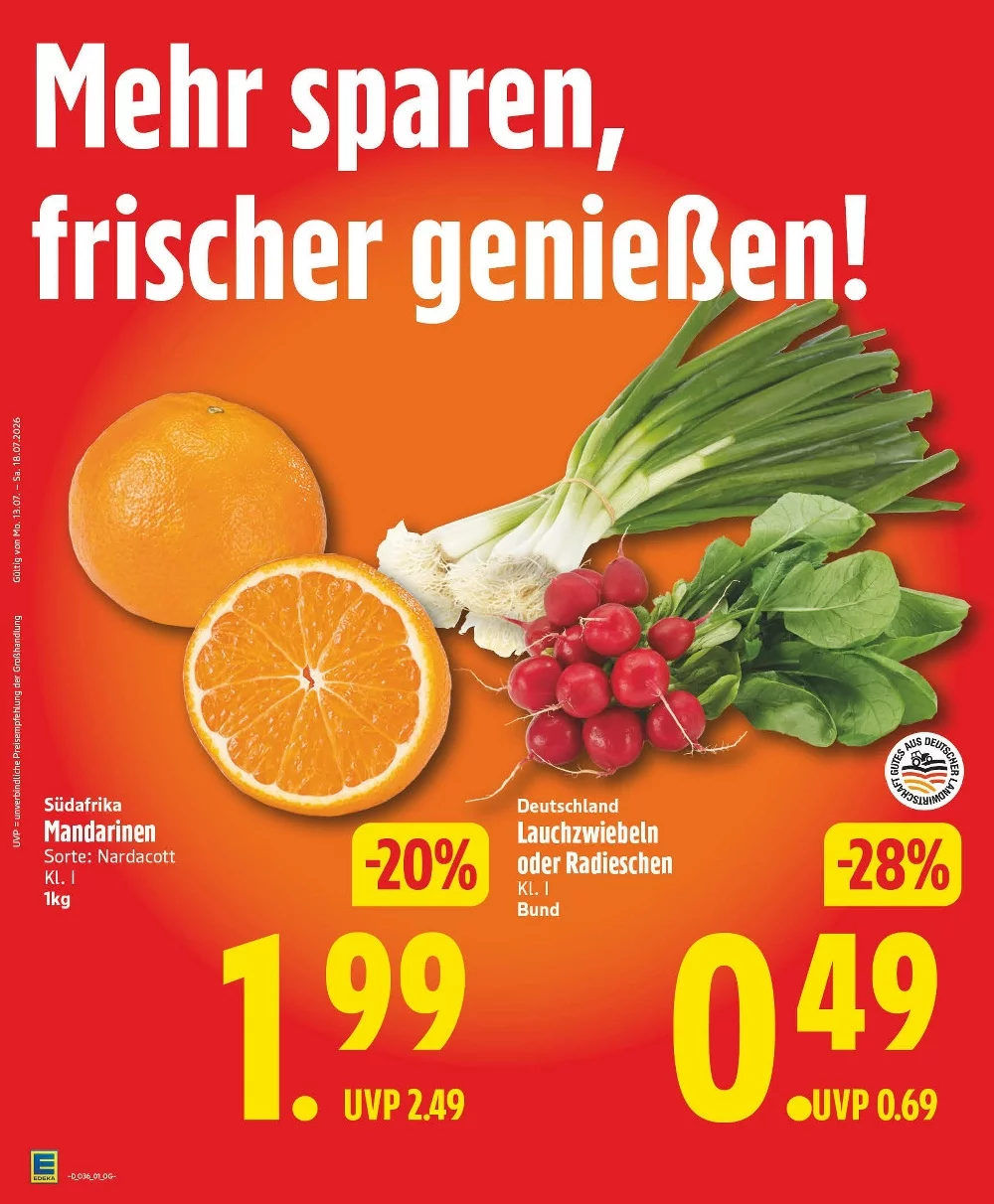 Edeka Prospekt 14.09.2026 bis 19.09.2026 4 edeka prospekt august 31 september 5 4 1