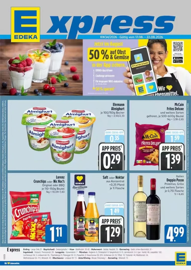 edeka xpress prospekt kw34