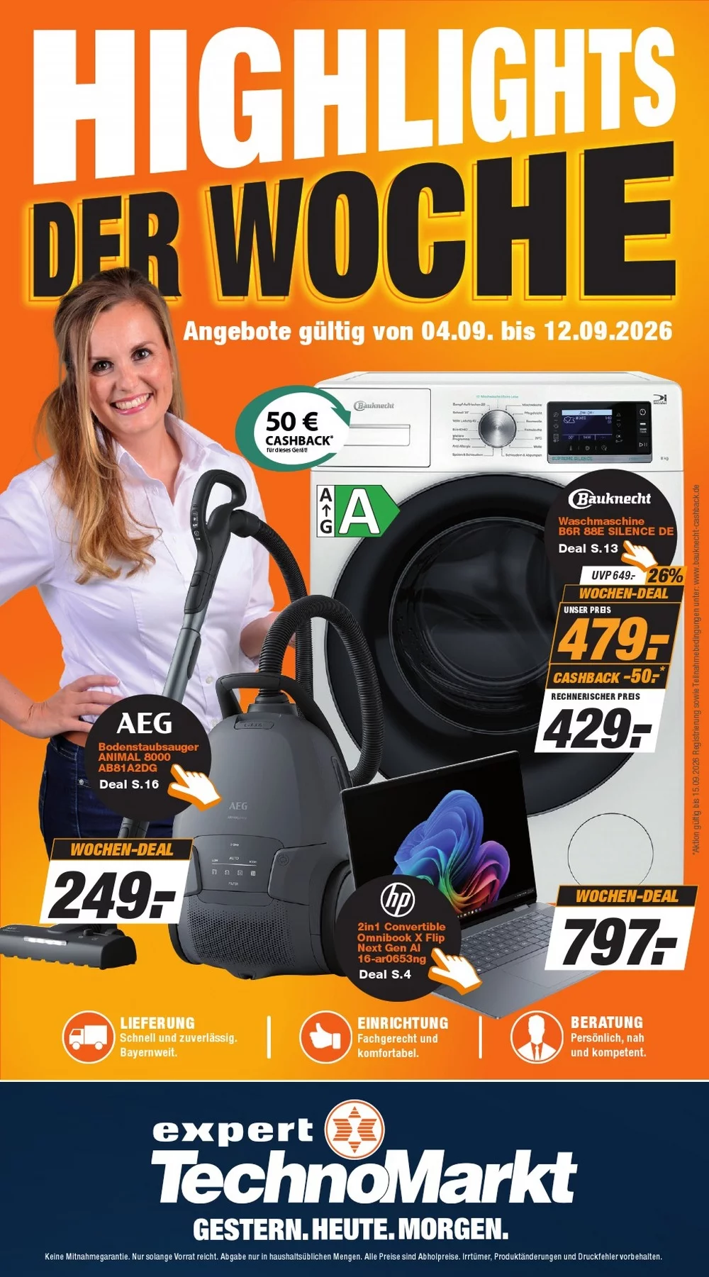 Expert Technomarkt Prospekt 04.09.2026 bis 10.09.2026 1 technomarkt prospekt kw-37