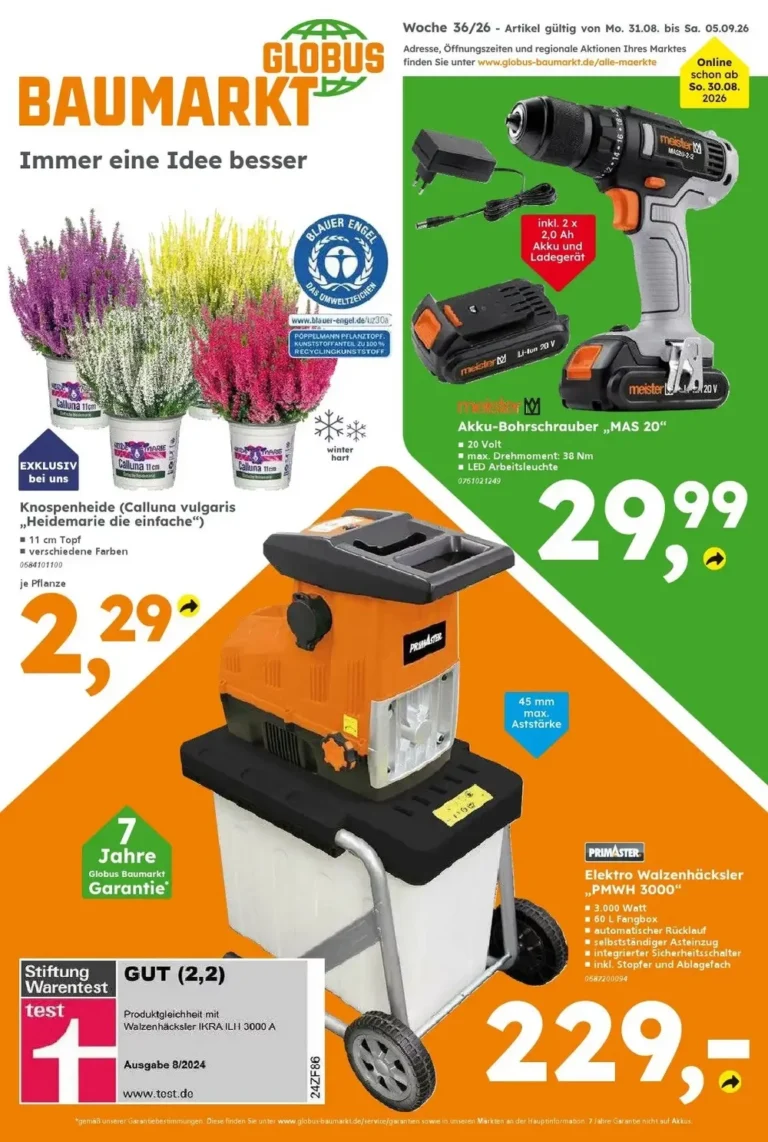 globus baumarkt prospekt kw-36