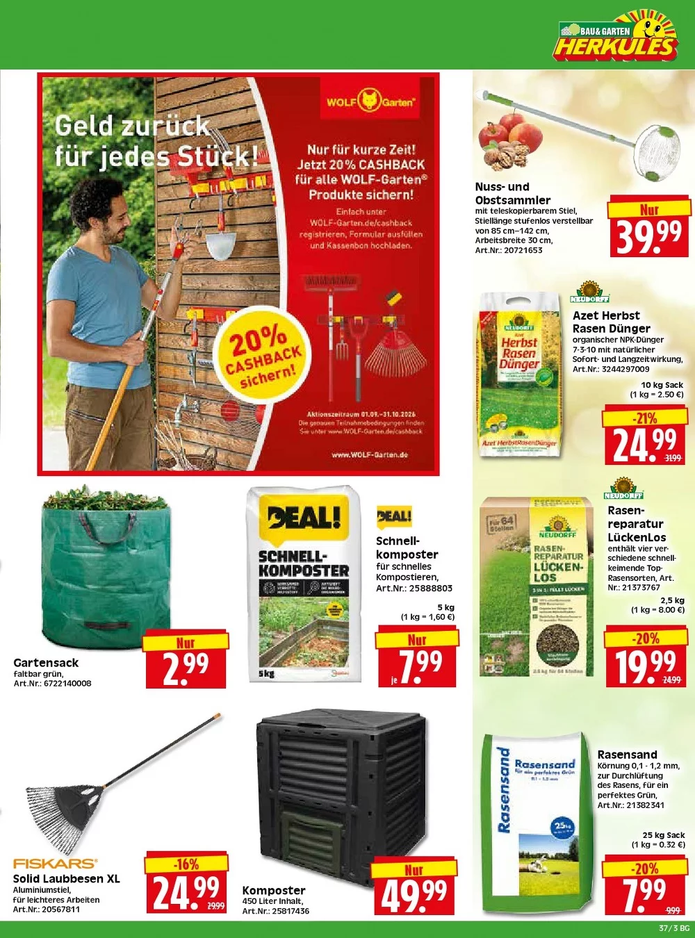 herkules baumarkt prospekt kw 37 3