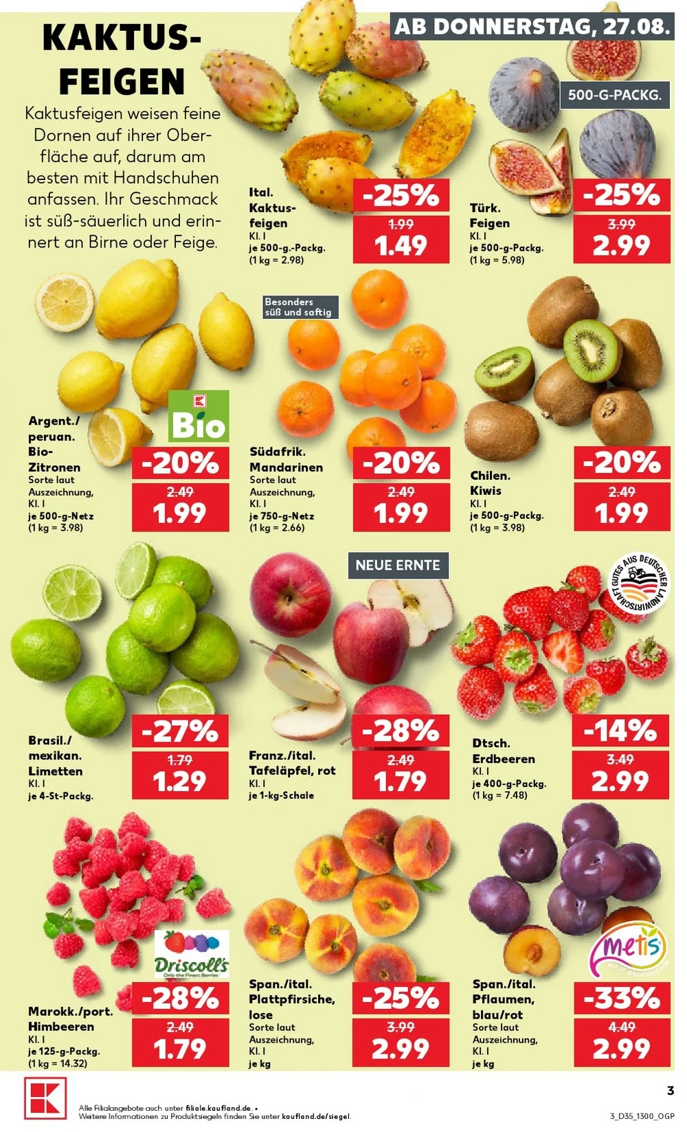 Kaufland Prospekt 27.08.2026 bis 02.09.2026 3 kaufland prospekt august 27 september 2 3