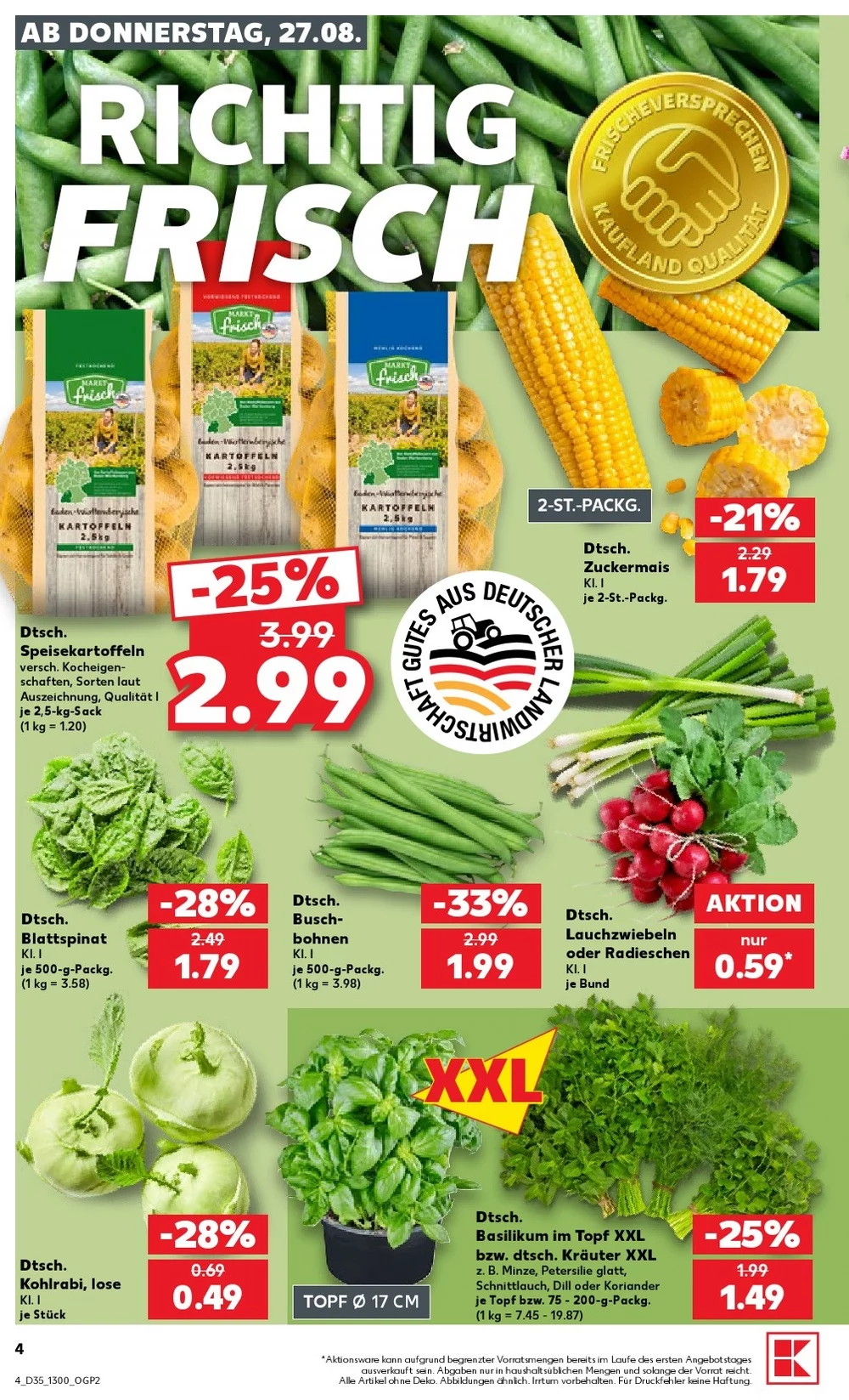 Kaufland Prospekt 27.08.2026 bis 02.09.2026 4 kaufland prospekt august 27 september 2 4