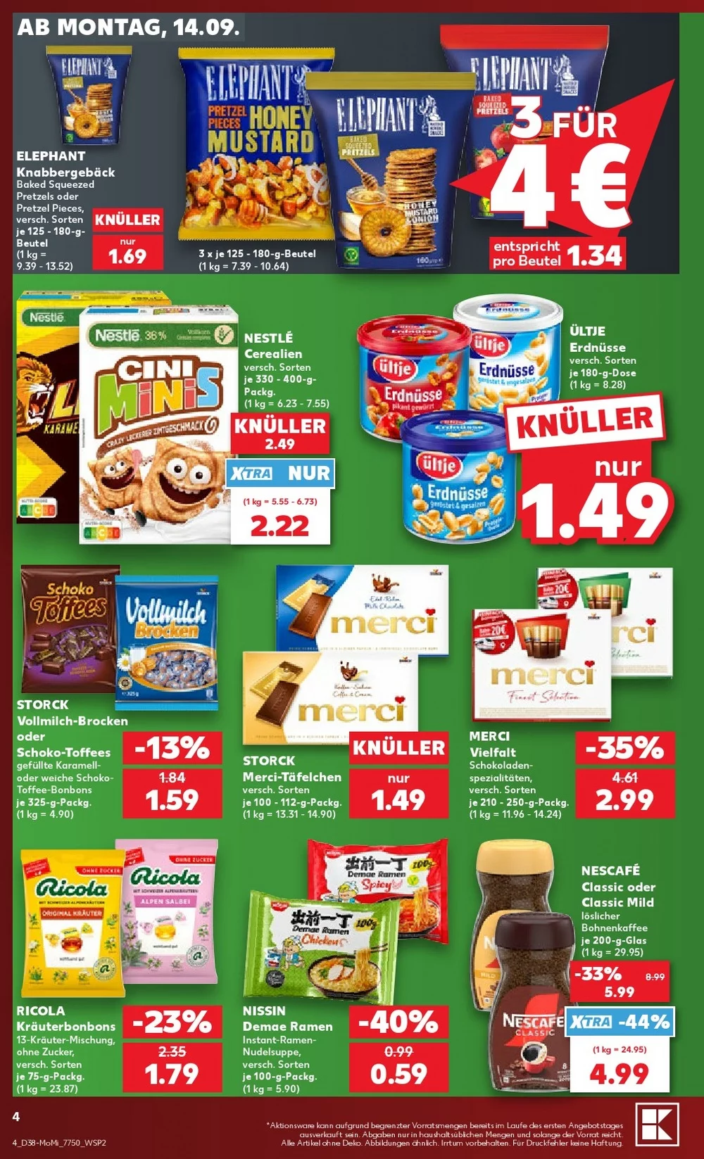 kaufland prospekt september 14 16 4