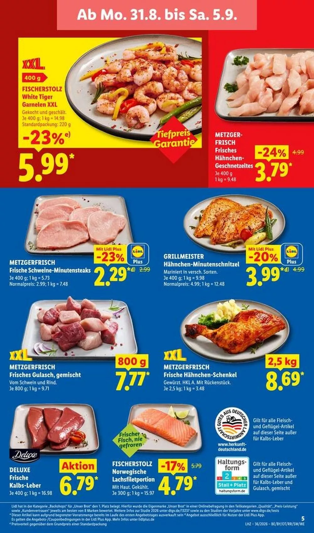 lidl prospekt agu 31 sep 5 13 71659284