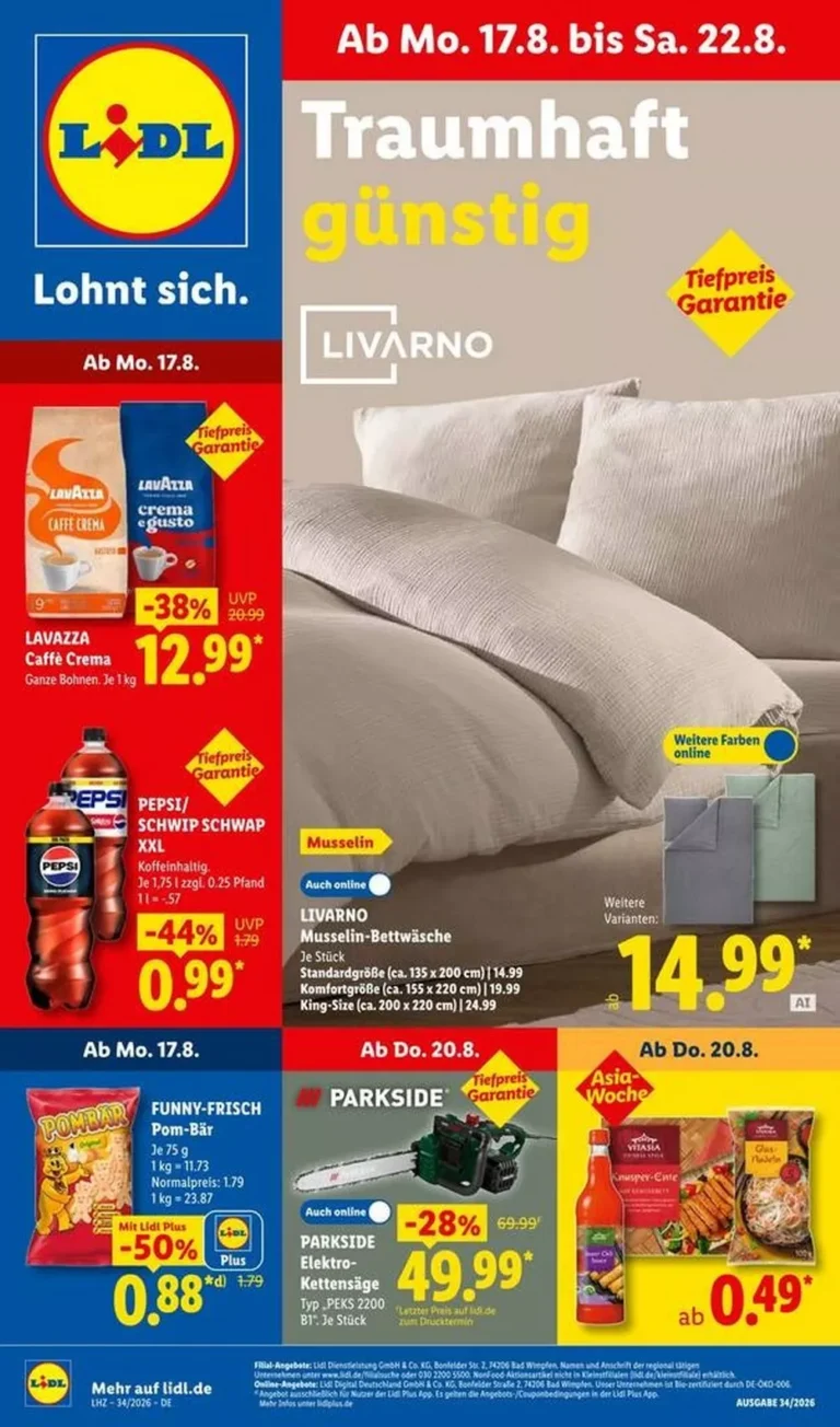 lidl prospekt kw34