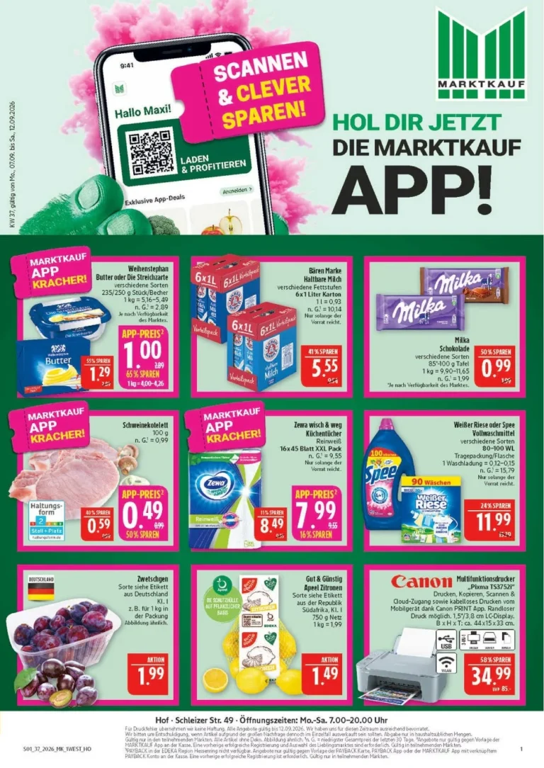 marktkrauf hof prospekt kw-37
