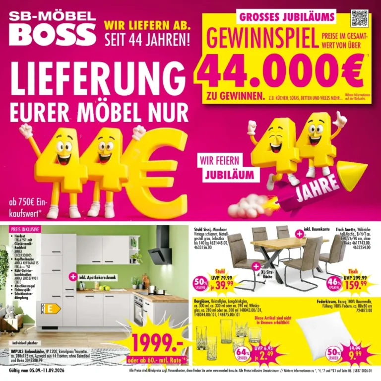 möbel boss prospekt kw-37