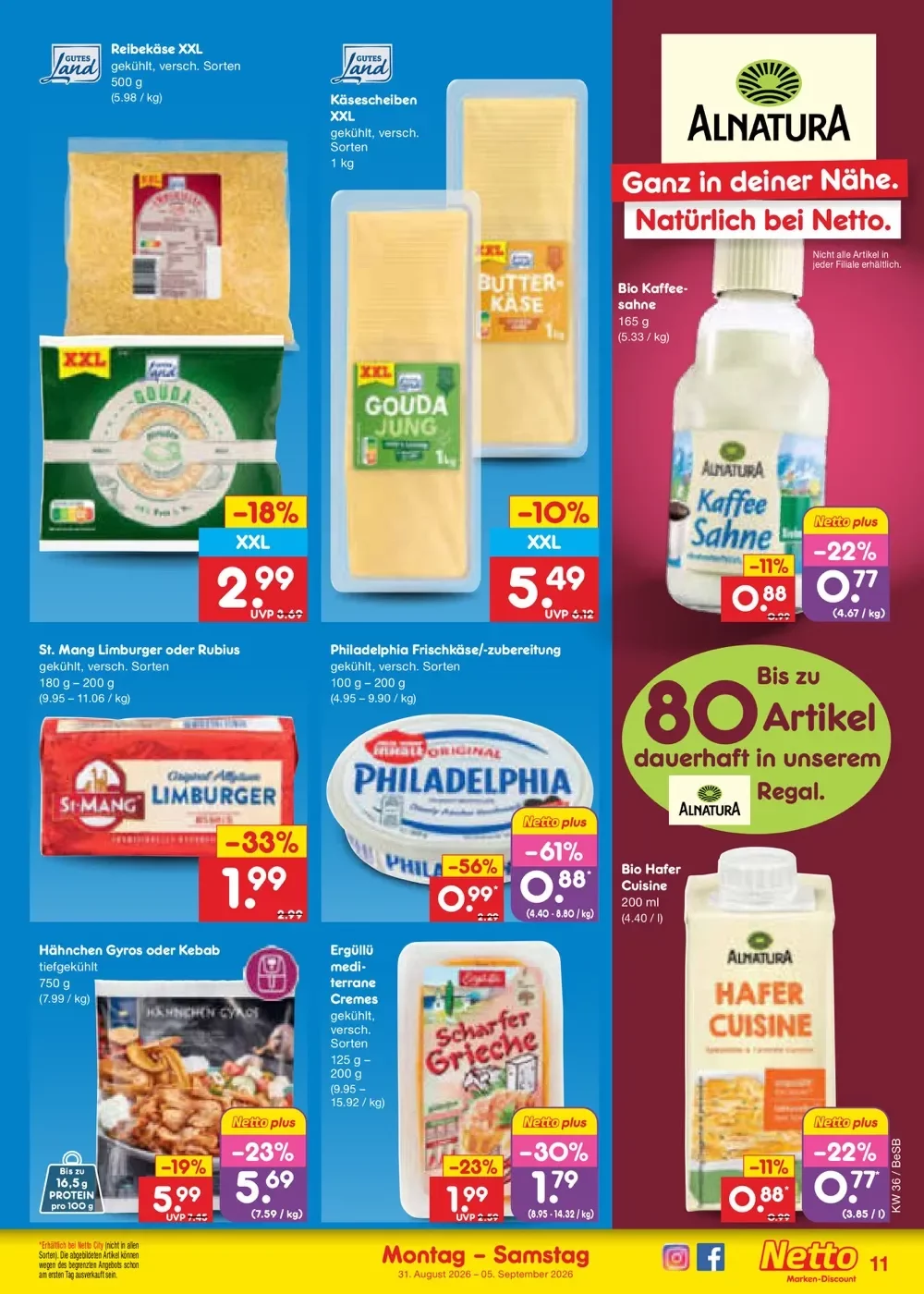 netto marken prospekt august 31 september 5 13