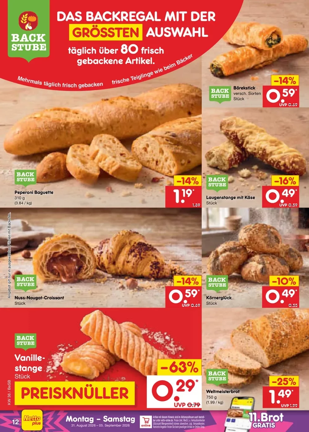 netto marken prospekt august 31 september 5 16