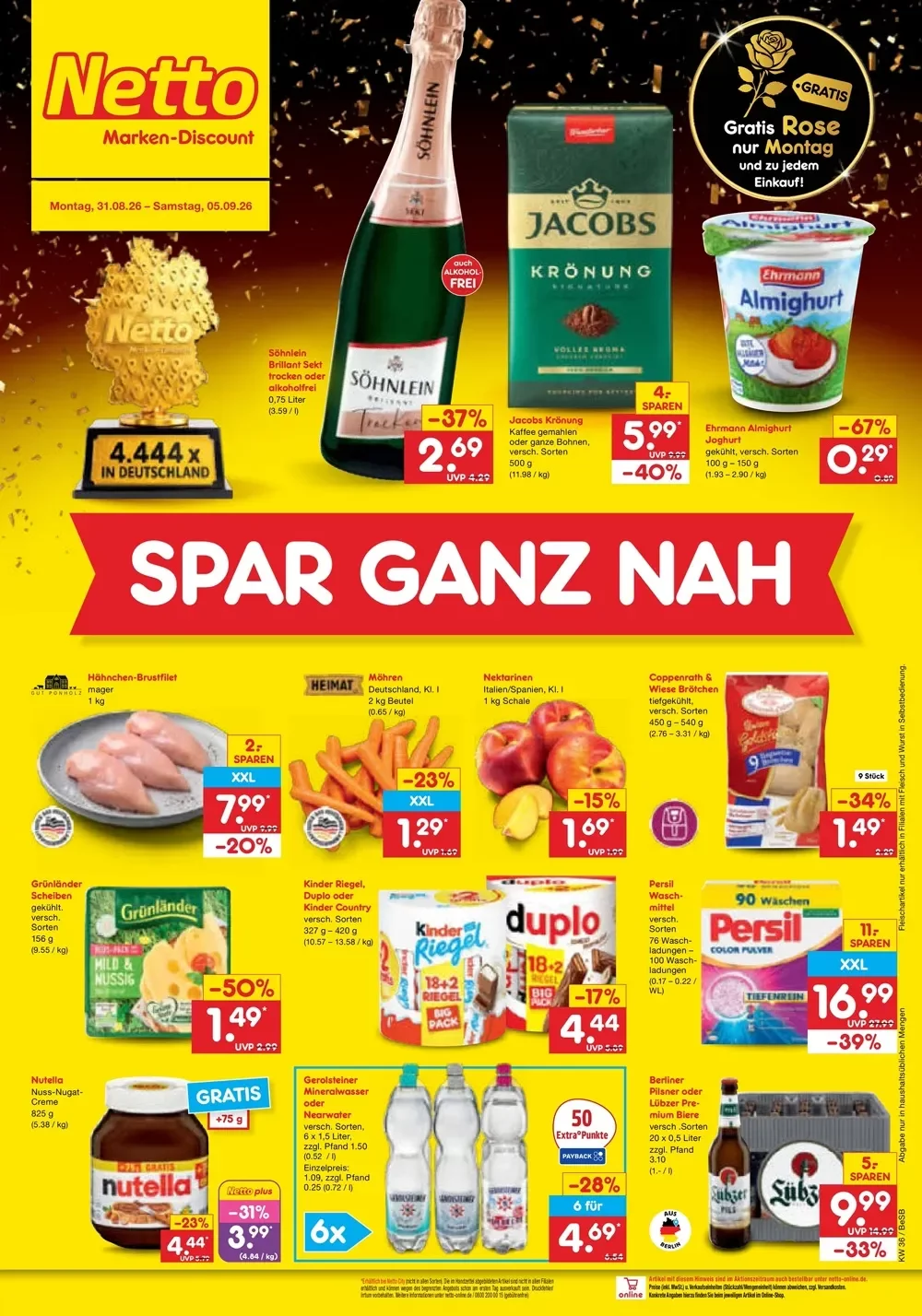 Netto Marken-Discount Prospekt 31.08.2026 bis 05.09.2026 2 netto marken prospekt august 31 september 5 2