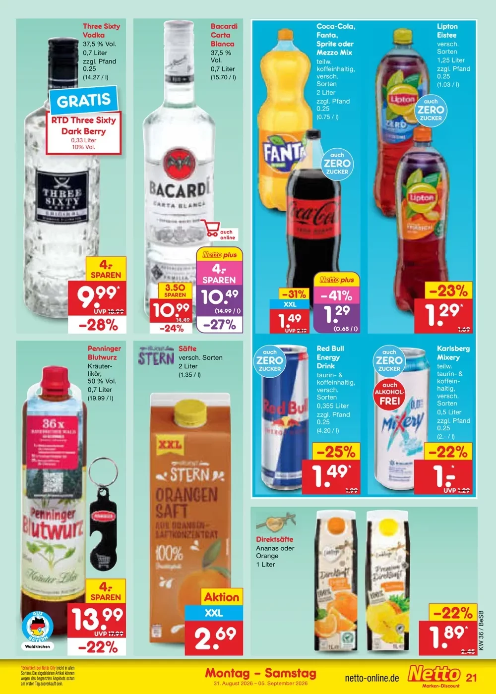 netto marken prospekt august 31 september 5 27