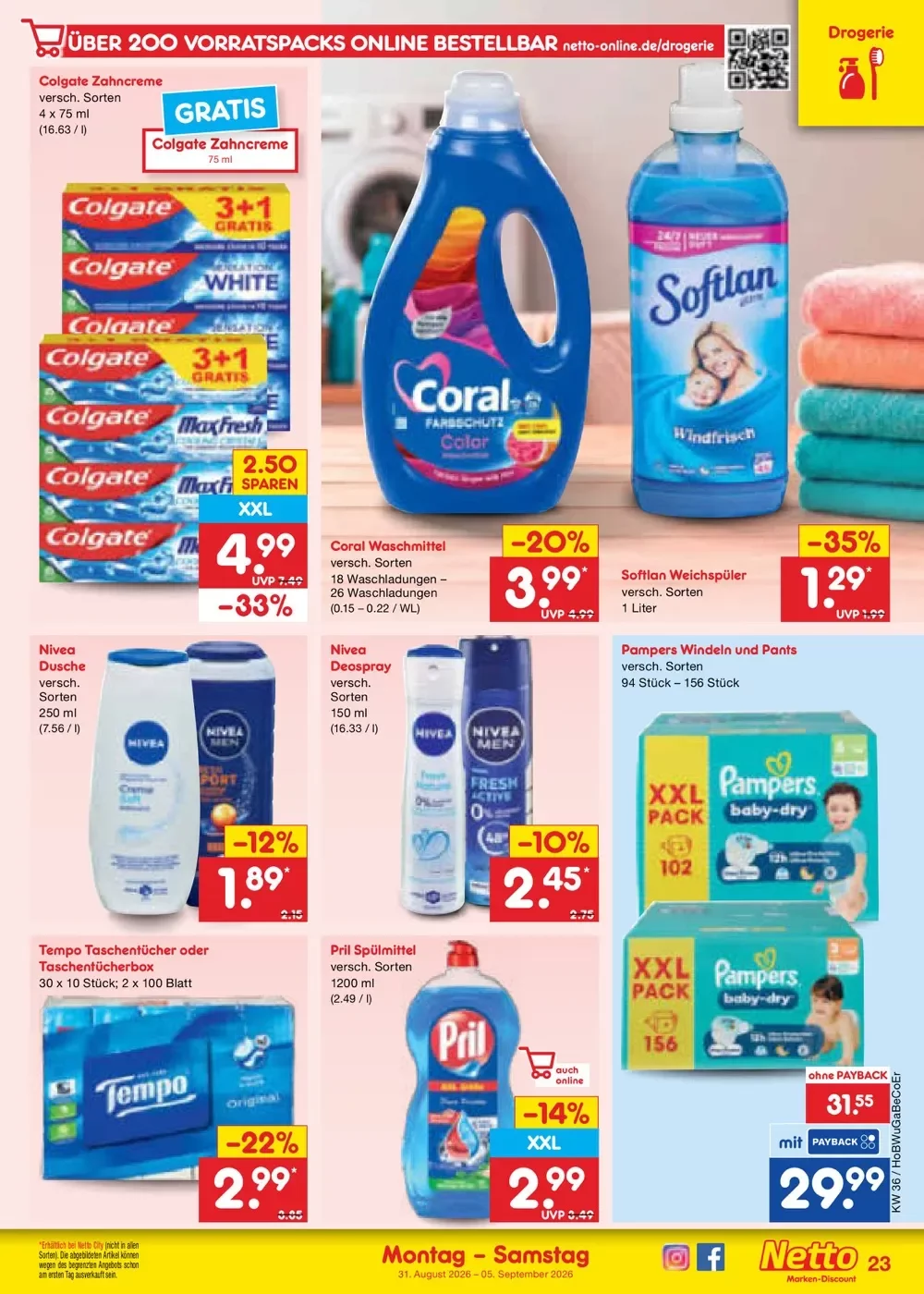 netto marken prospekt august 31 september 5 31