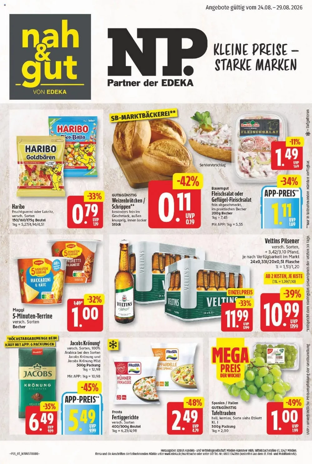 NP Discount Prospekt 24.08.2026 bis 29.08.2026 1 np prospekt kw-35