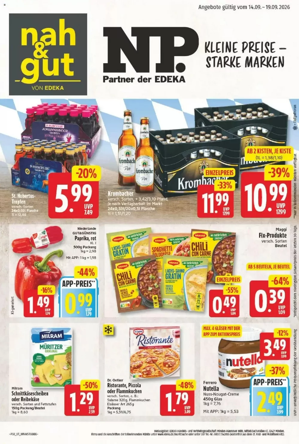 NP Discount Prospekt 14.09.2026 bis 19.09.2026 1 np prospekt kw-38