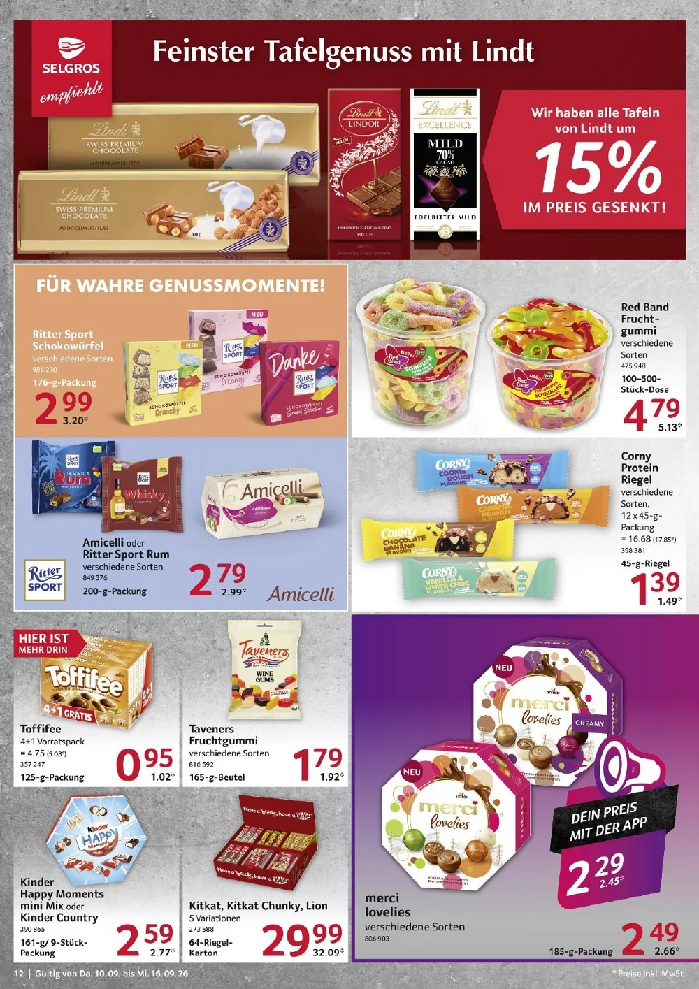 selgros food prospekt september 10 16 12