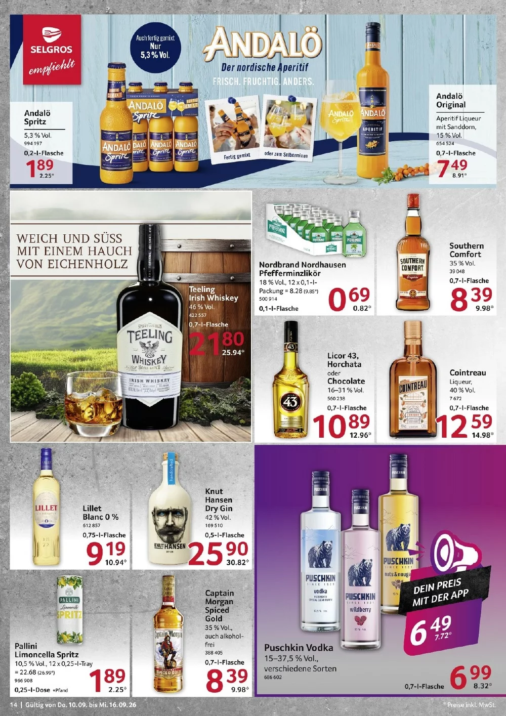 selgros food prospekt september 10 16 14