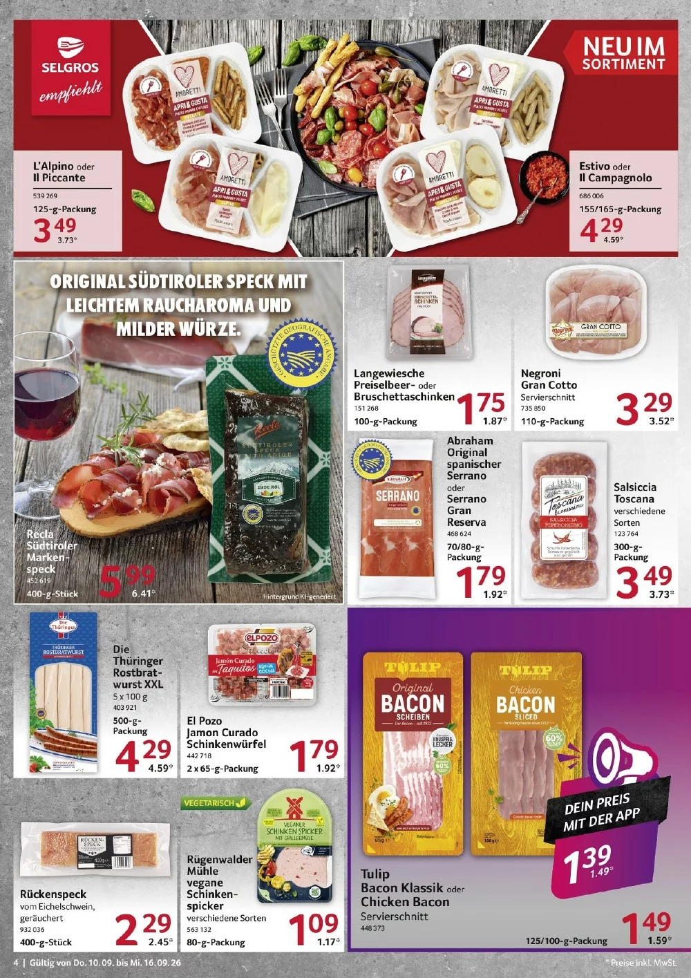 Selgros Prospekt (Food) 10.09.2026 bis 16.09.2026 4 selgros food prospekt september 10 16 4