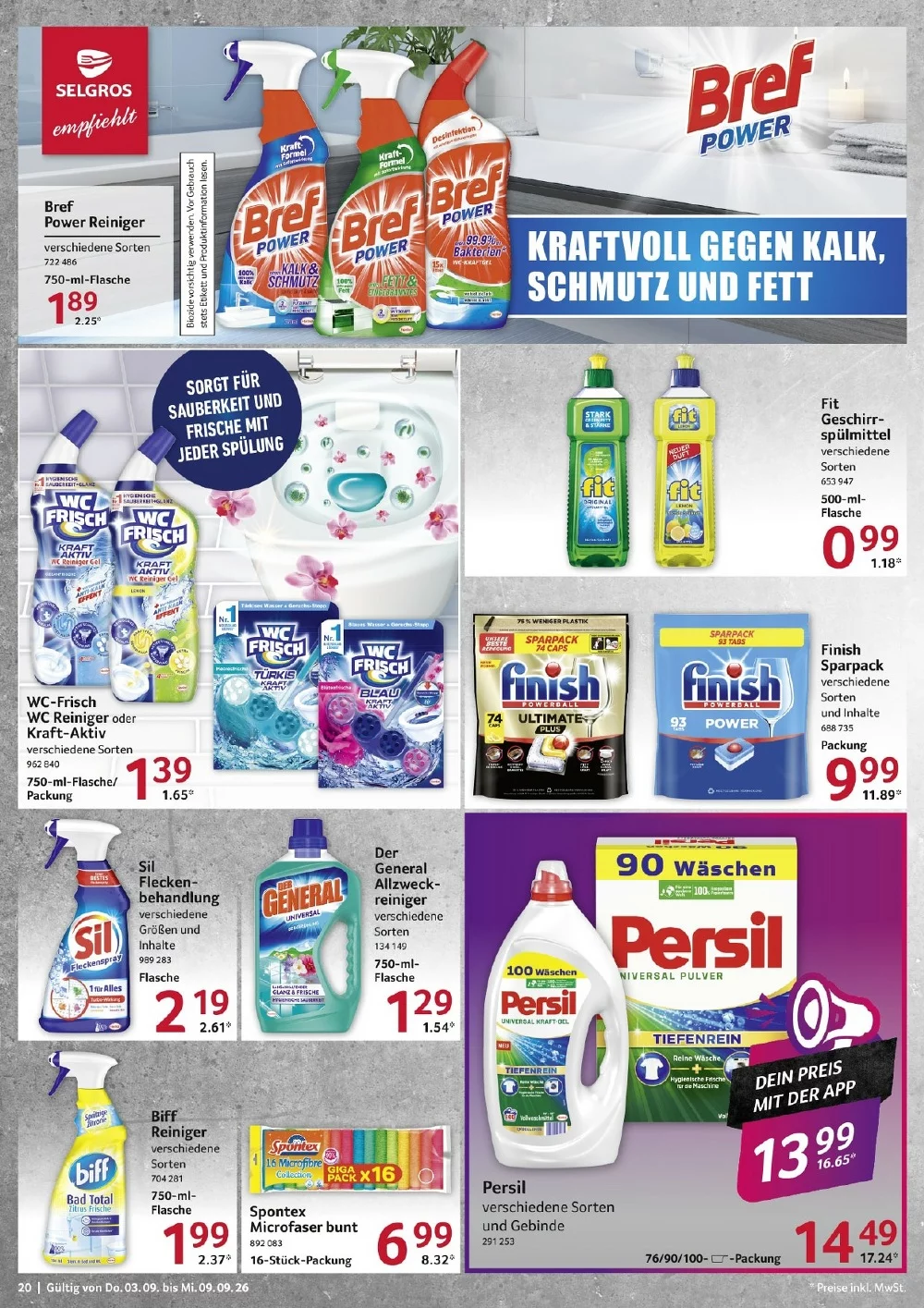 selgros food prospekt september 3 9 20