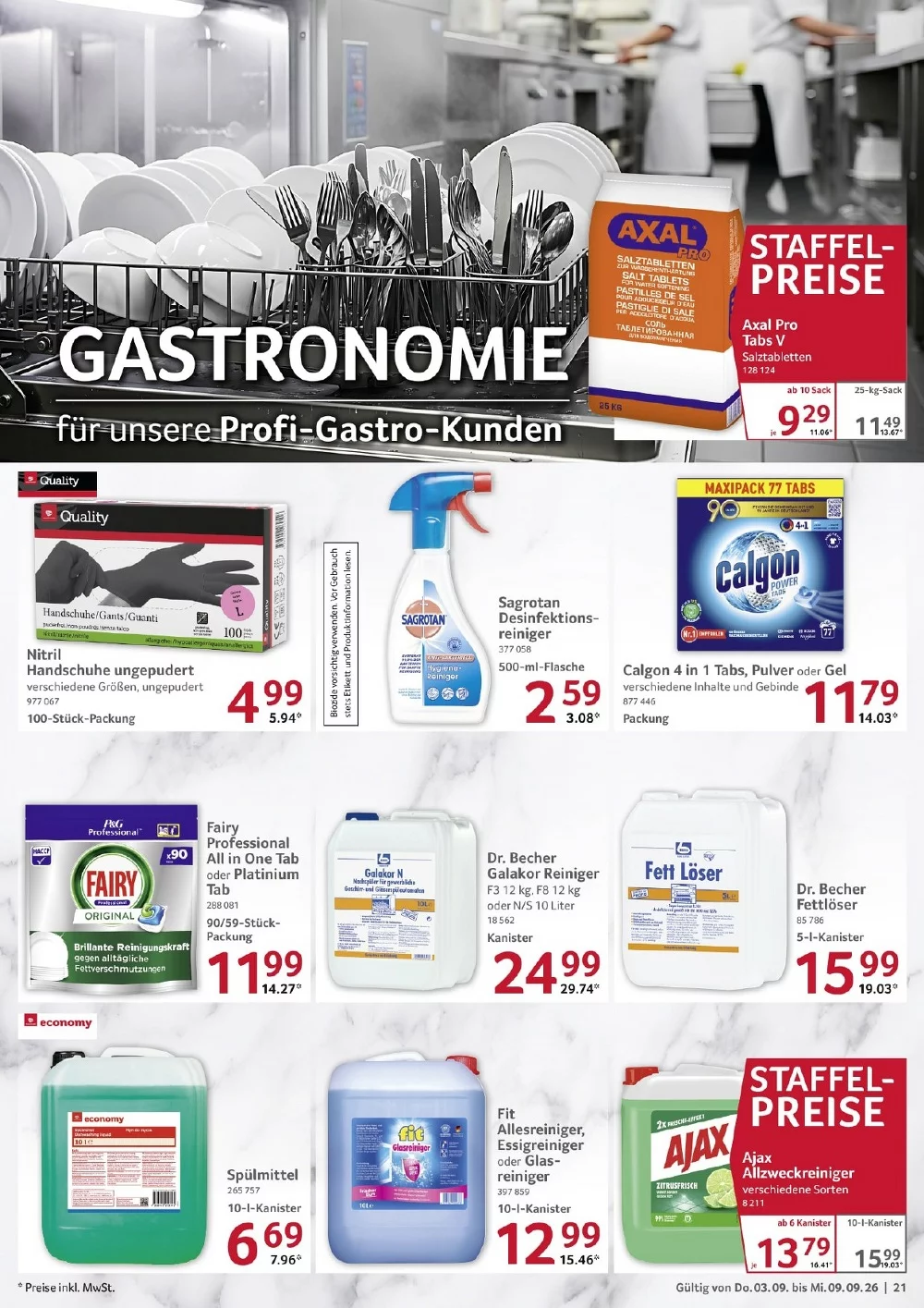 selgros food prospekt september 3 9 21