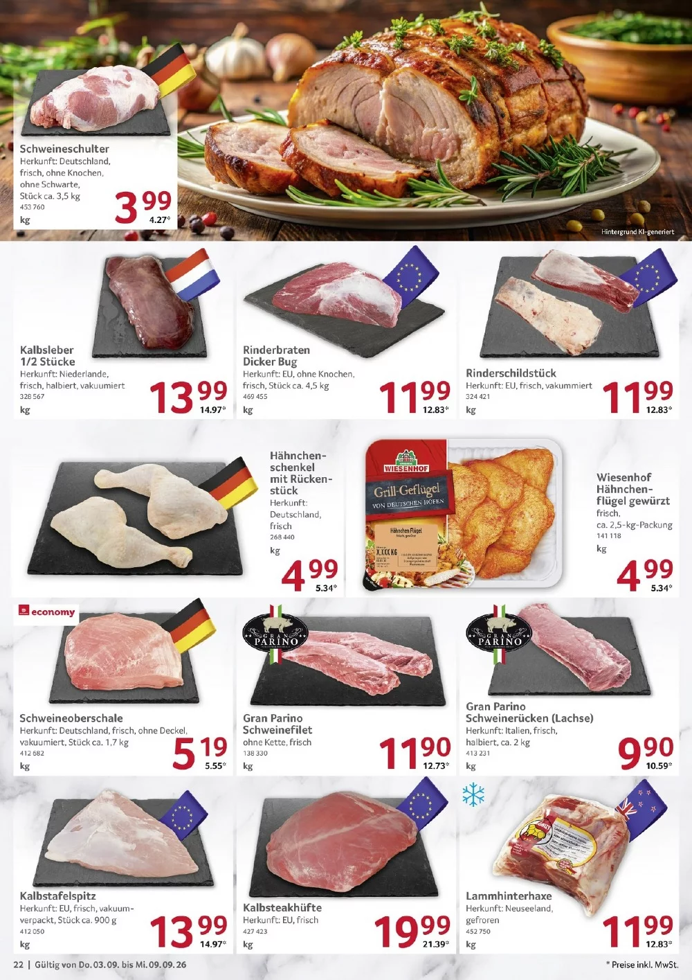 selgros food prospekt september 3 9 22