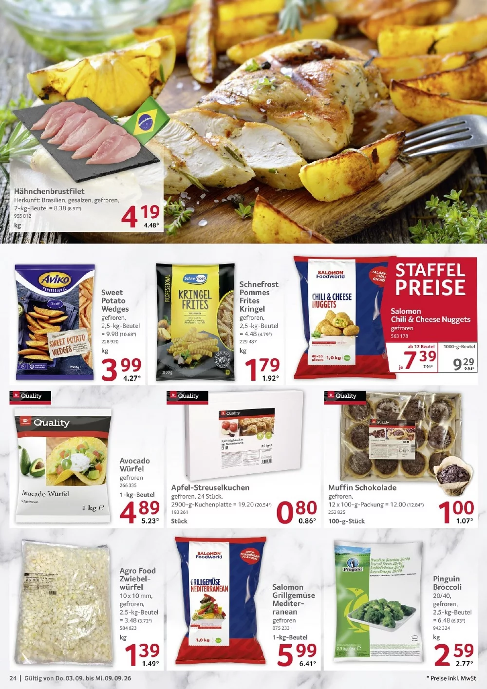 selgros food prospekt september 3 9 24