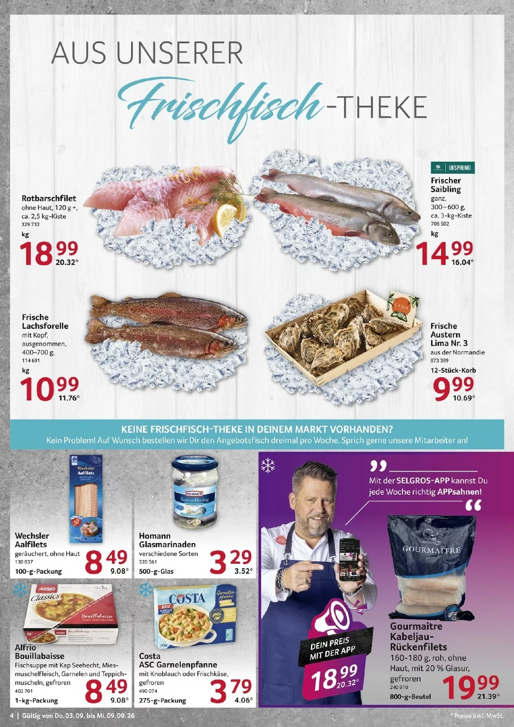 Selgros Prospekt (Food) 03.09.2026 bis 09.09.2026 4 selgros food prospekt september 3 9 4