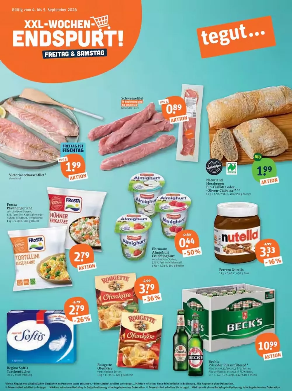 Tegut Prospekt 31.08.2026 bis 05.09.2026 1 tegut prospekt kw36