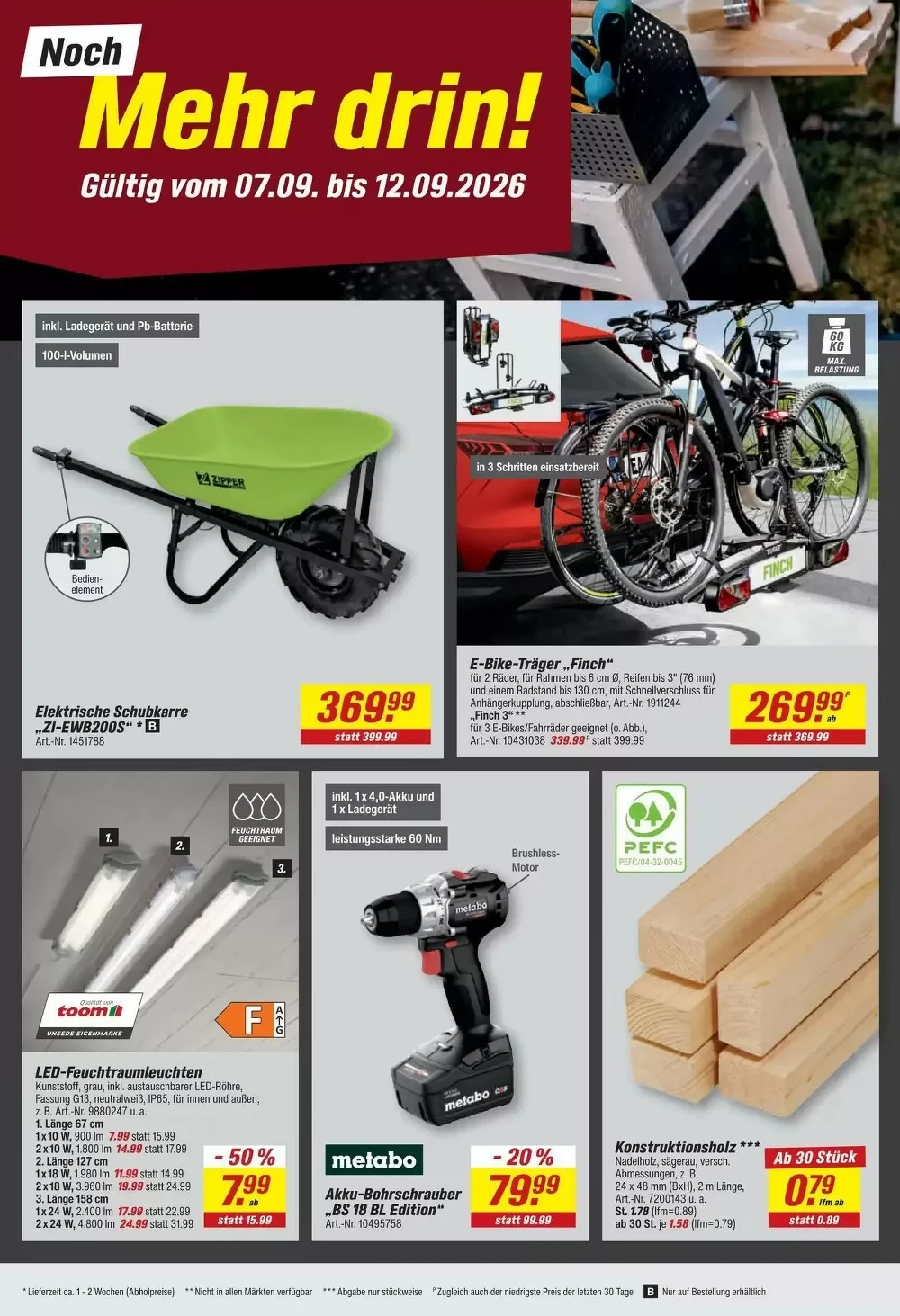 toom baumarkt prospekt september 7 12 2