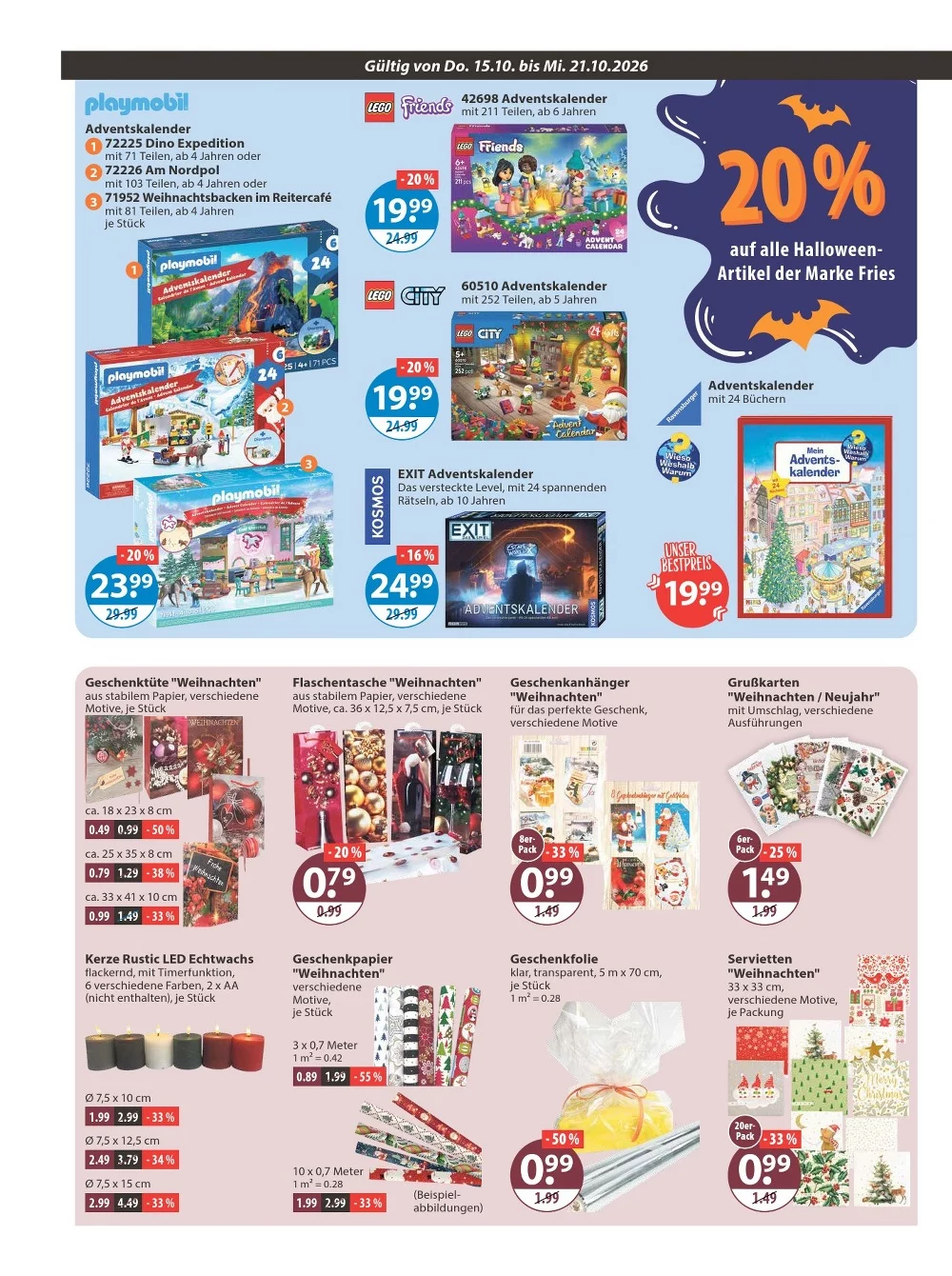 V Markt prospekt oktober 15 21 12