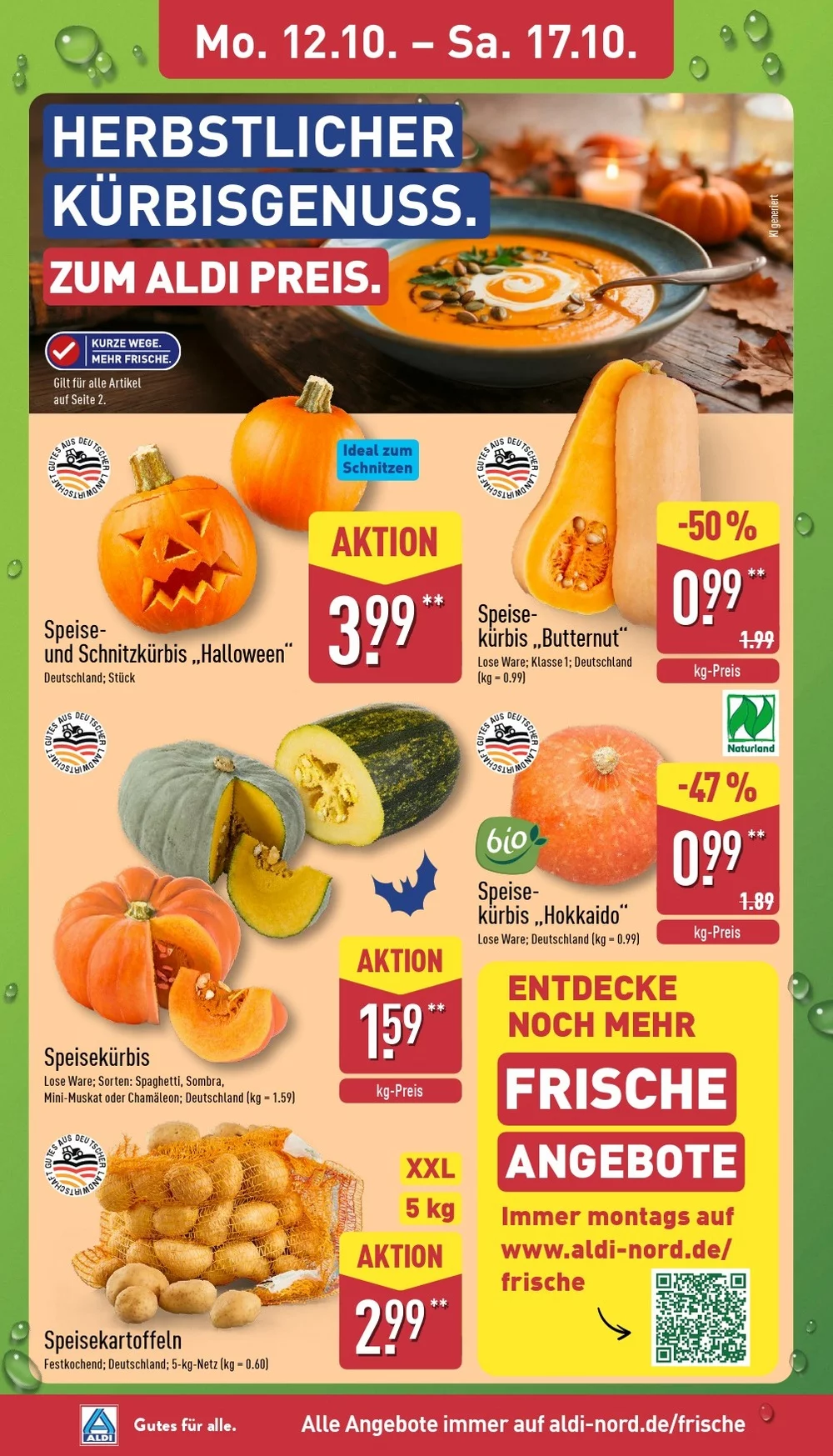 Aldi Nord Prospekt 19.10.2026 bis 24.10.2026 2 aldi nord prospekt 19 24 2
