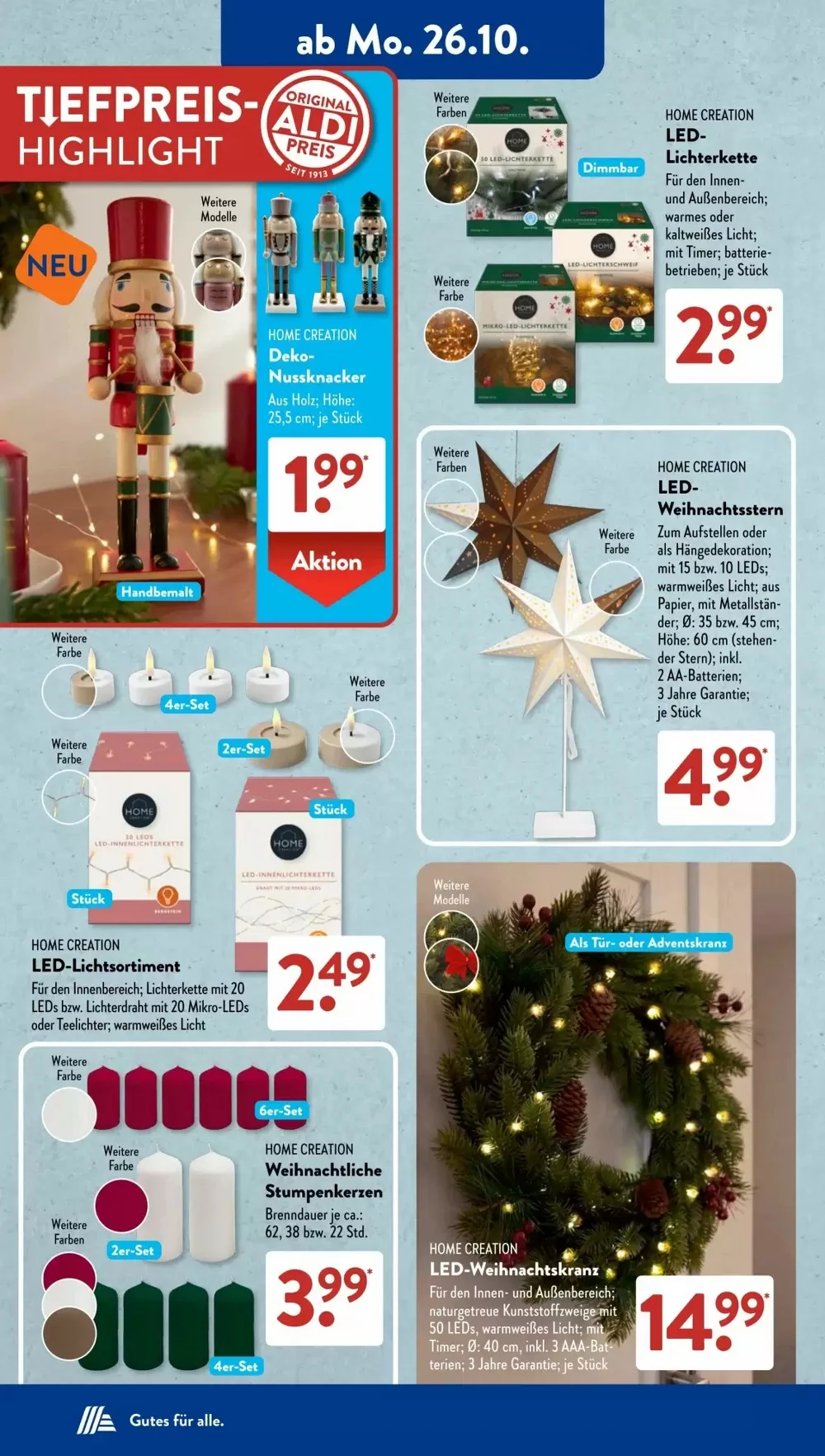 aldi sued oktober 26 31 2