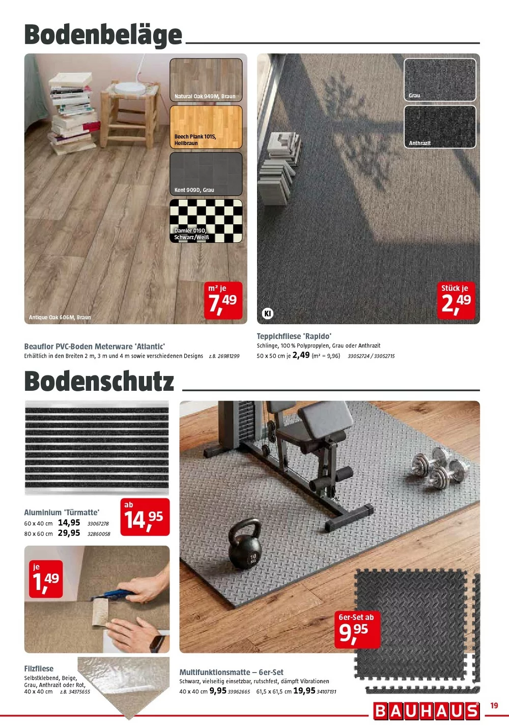 bauhaus prospekt oktober 19