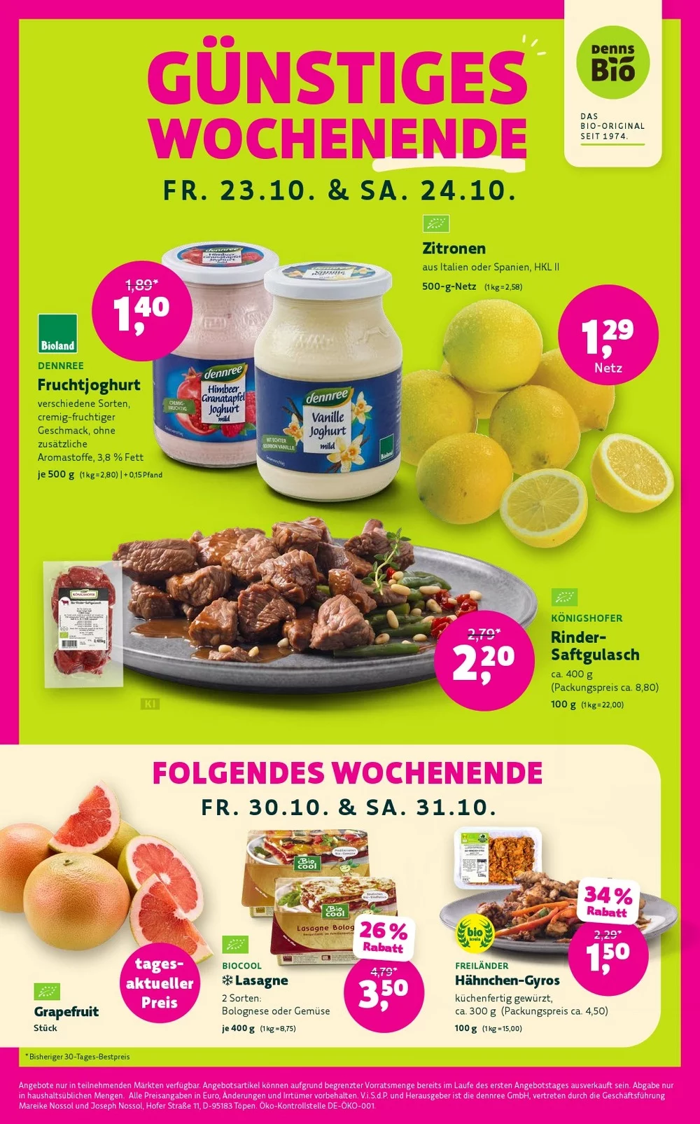 Denn's Biomarkt Prospekt 21.10.2026 bis 03.11.2026 4 denns biomarkt prospekt oktober 22 4