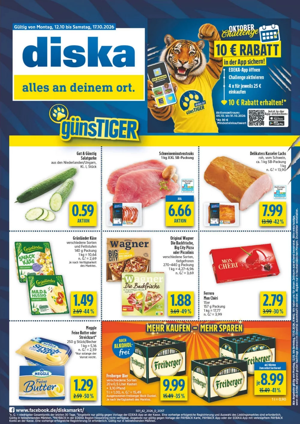 Diska Prospekt 26.10.2026 bis 31.10.2026 1 diska prospekt kw-42