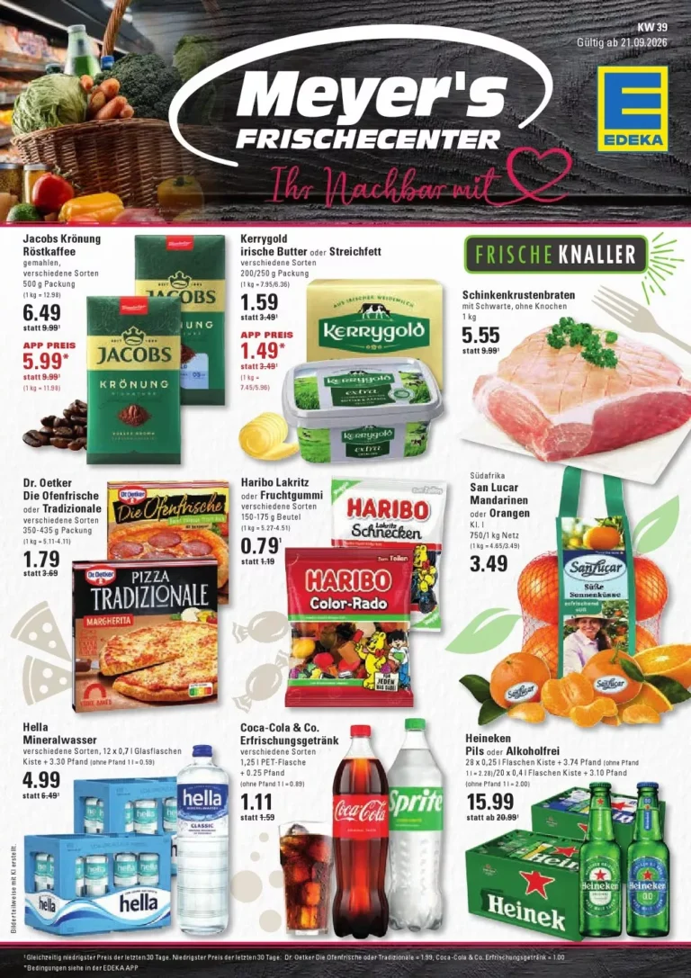 edeka meyer's frischecenter prospekt