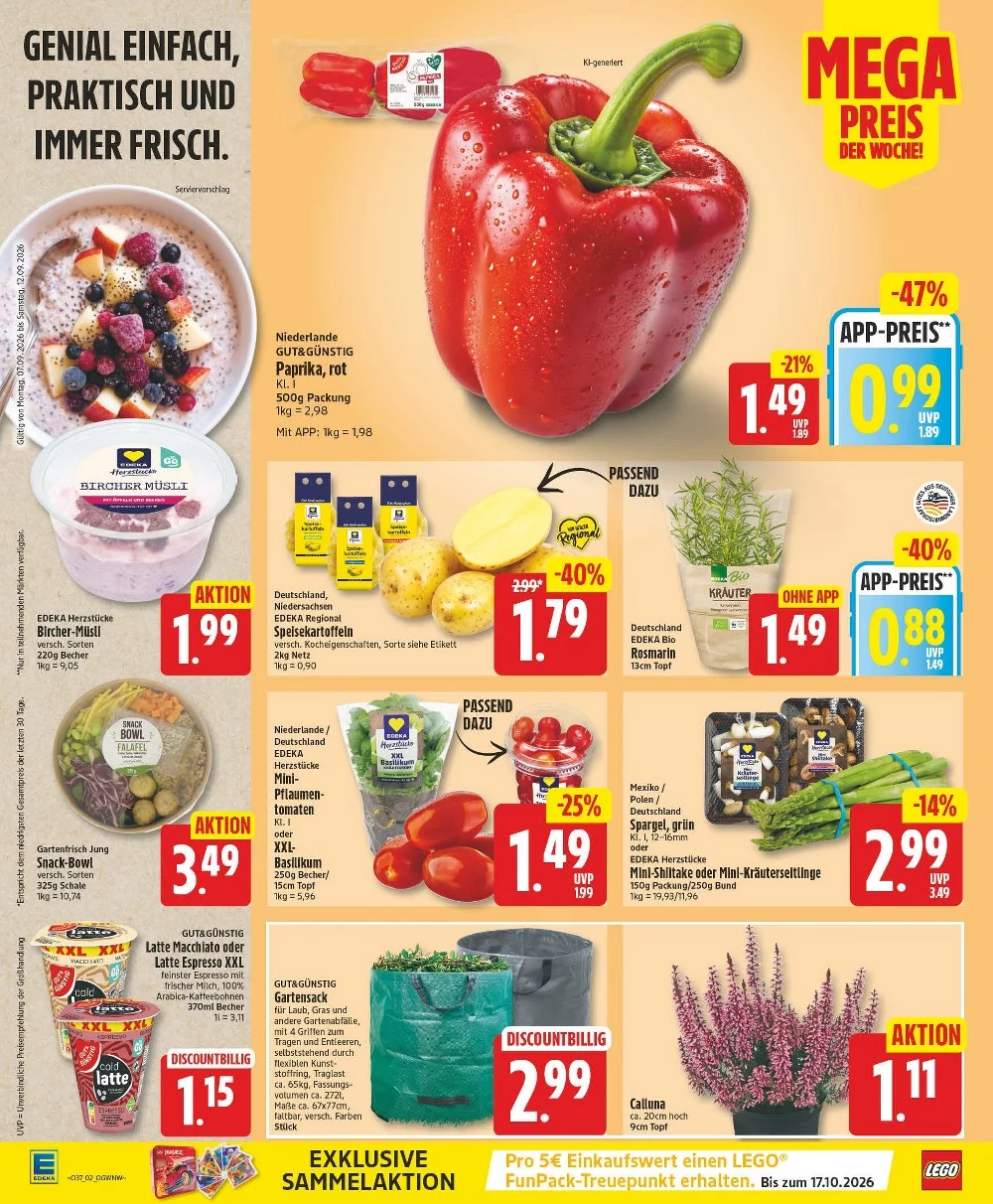 Edeka Prospekt 07.09.2026 bis 12.09.2026 2 edeka prospekt september 7 12 2