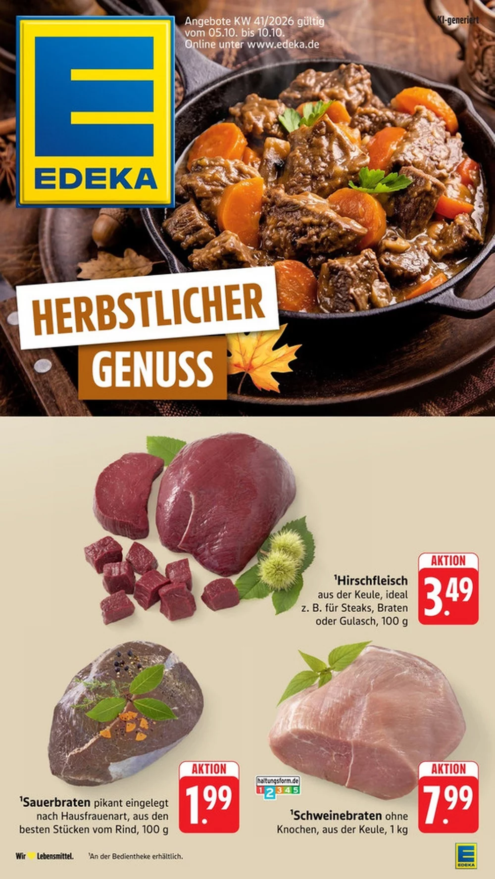 Edeka Südwest Prospekt 05.10.2026 bis 10.10.2026 1 edeka südwest prospekt kw-41