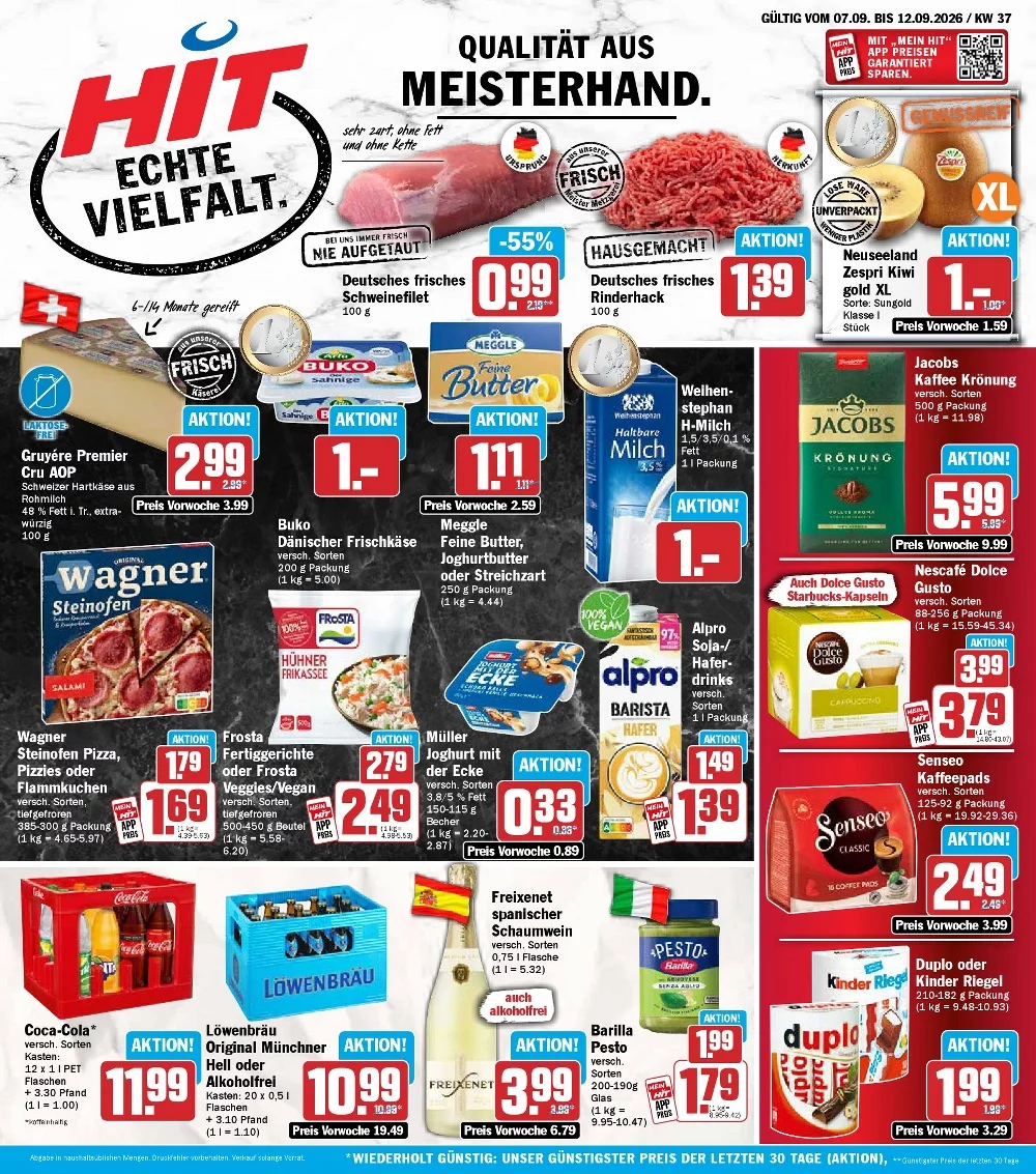 HIT Prospekt 21.09.2026 bis 26.09.2026 1 hit prospekt kw-37