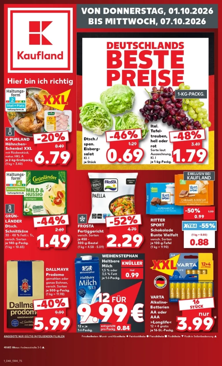 kaufland prospekt kw-40