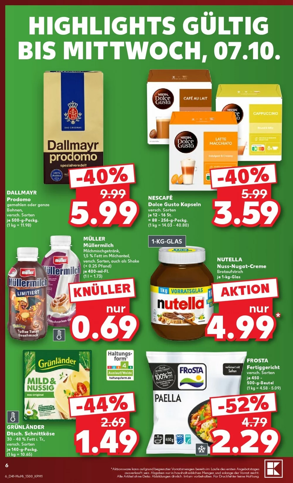 kaufland prospekt oktober 5 10 6