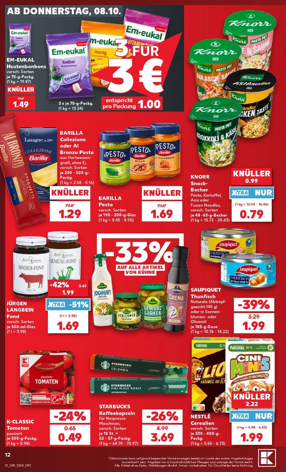 kaufland prospekt oktomer 8 14 12
